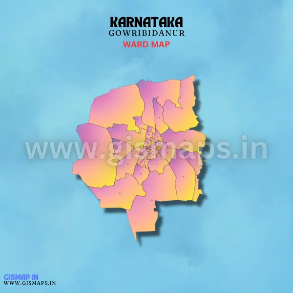 Gowribidanur Ward Map (Karnataka)